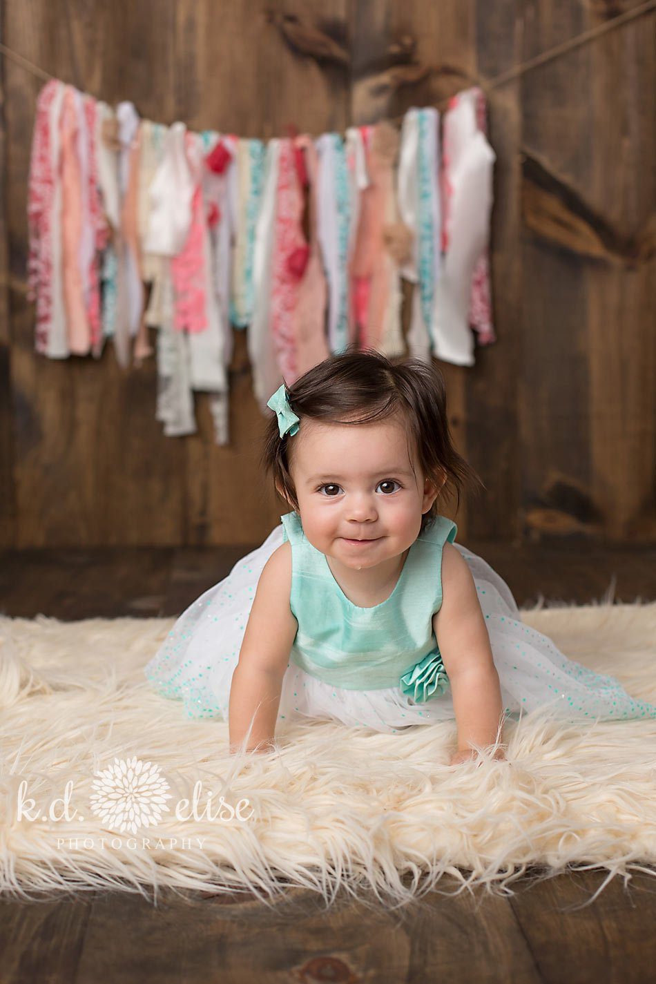 Six month old baby photos milestone session by Colorado Springs baby photographer K.D. Elise Photography